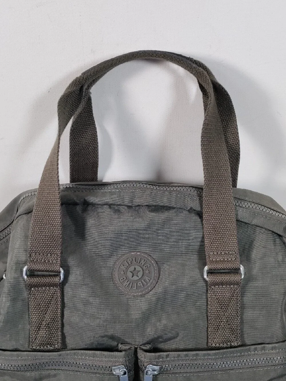 G400 Kipling green Eugina XL Weekender Duffle Bag